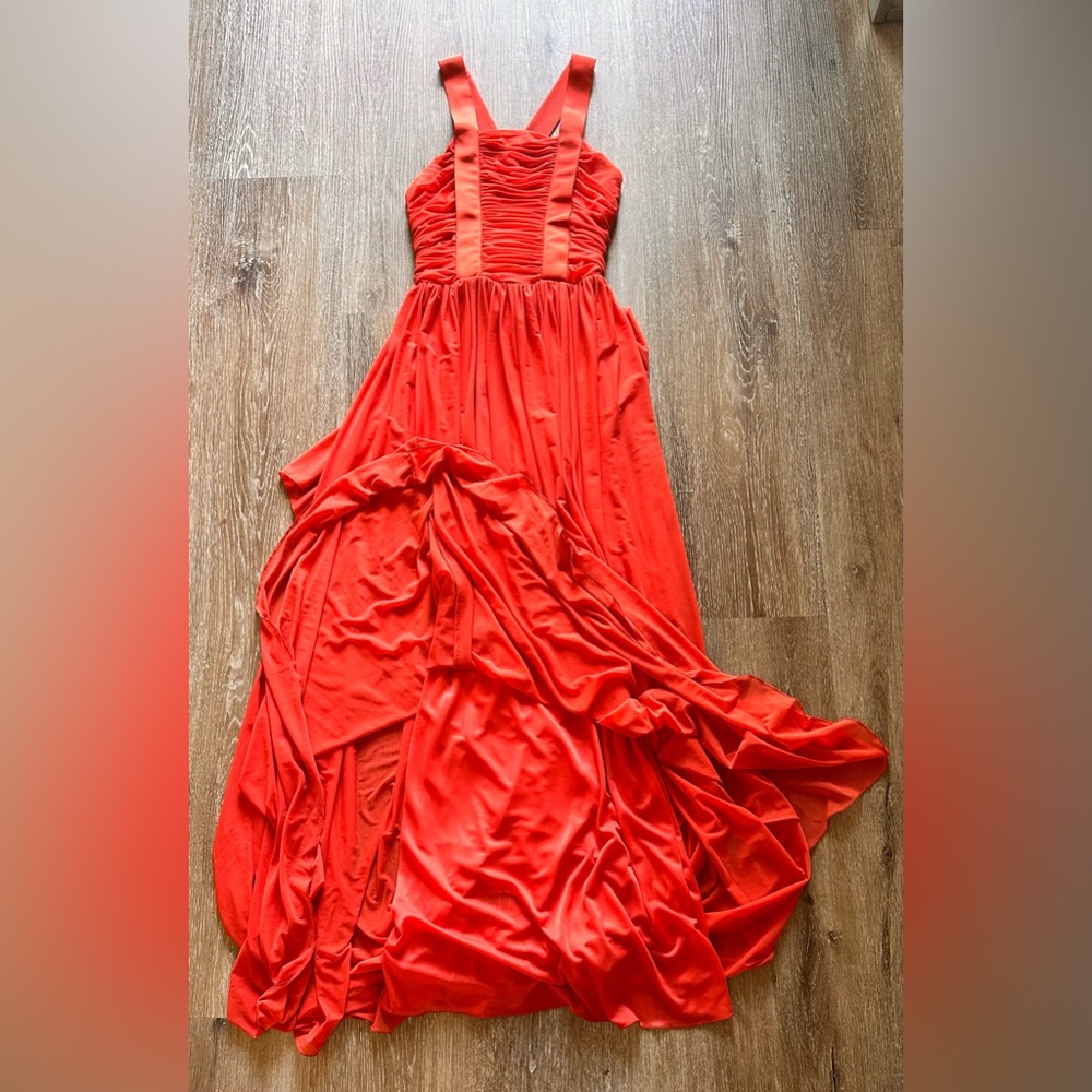 Elegant Red Maxi Dress